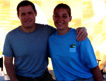 Jeff Corwin and Hope Bennett