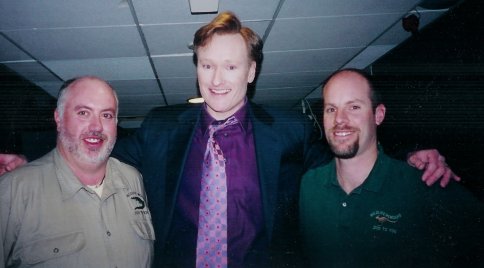 Conan O'brien, Tom Bennett and Jeff Forrester